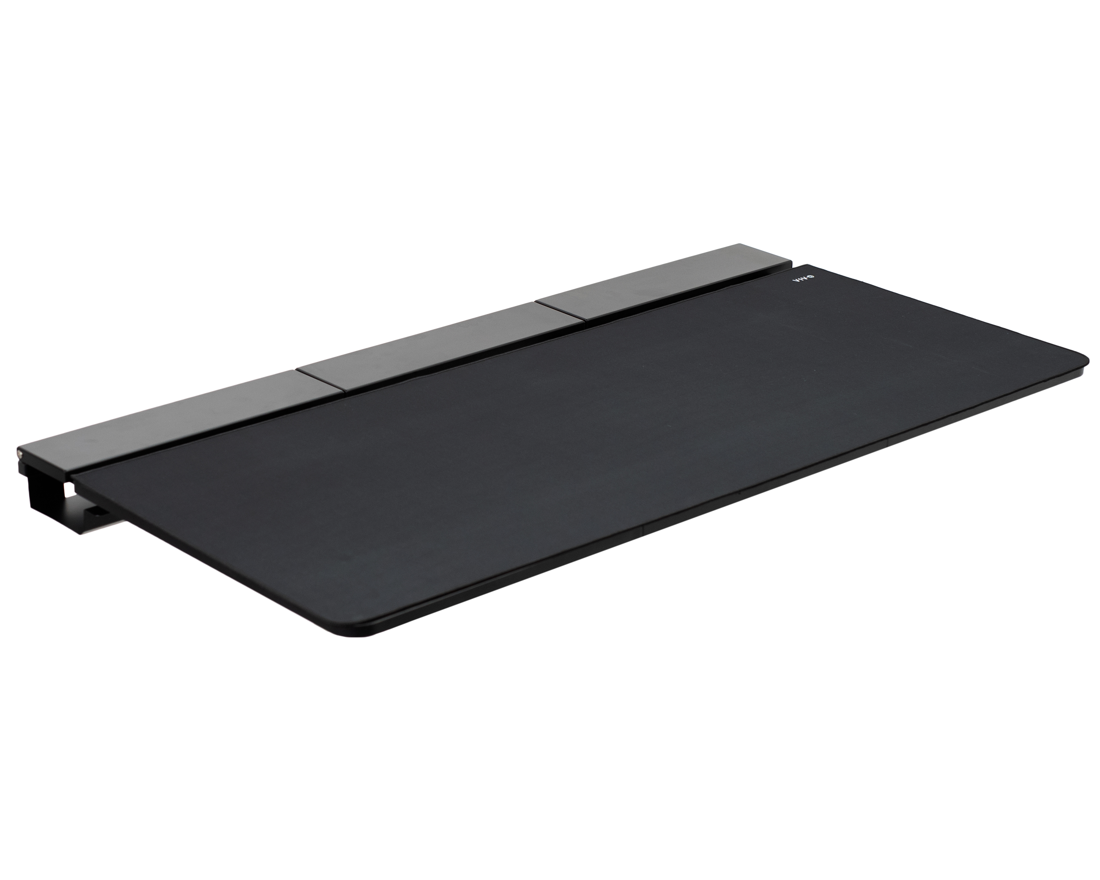 VIVO Black 60" x 30" Concealed Cable Table Top w/ Pad for Standing Desk Frames Image 1