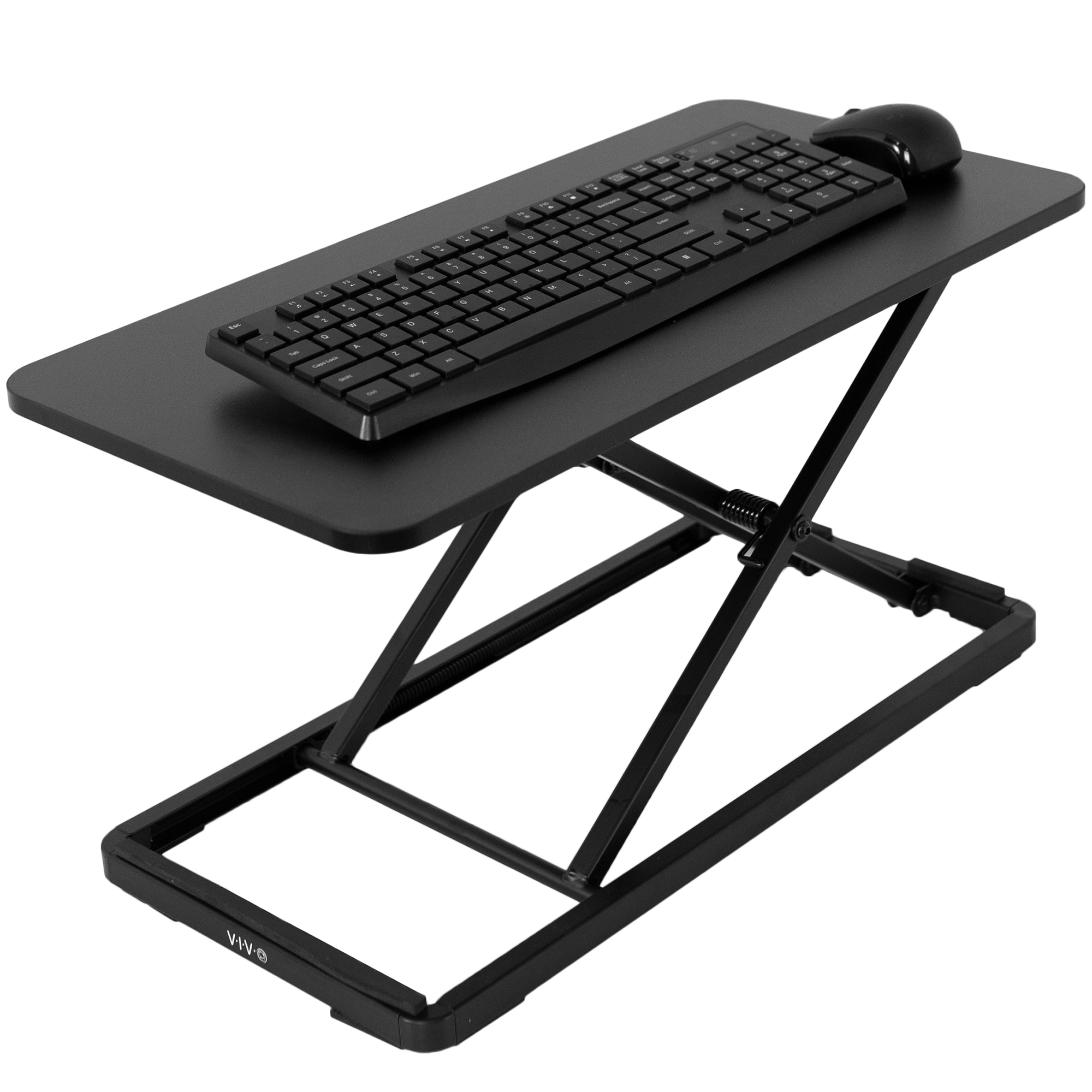 VIVO Black 24" Single Top Ergonomic Scissors Lift Keyboard a