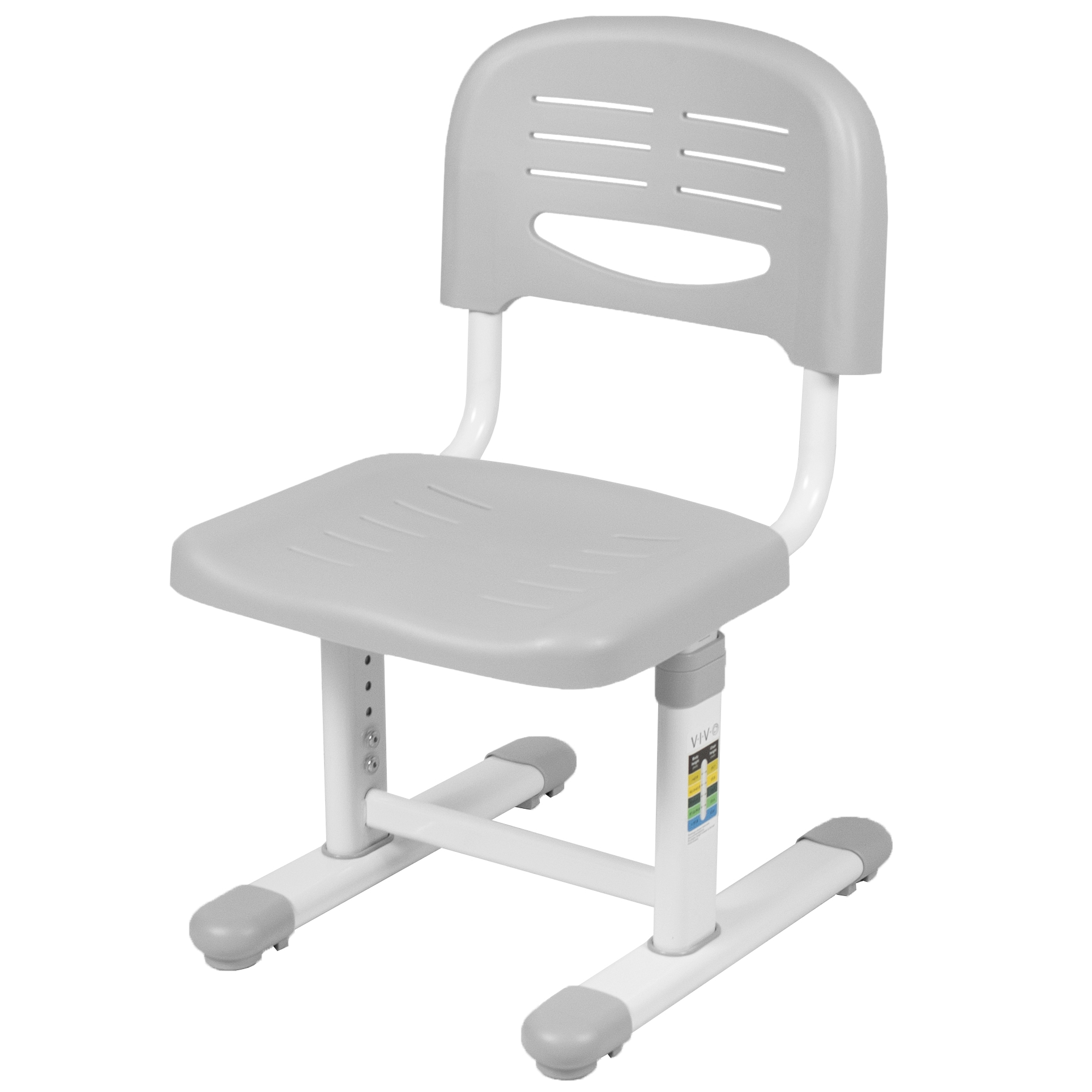 VIVO Gray Universal Height Adjustable Children's Desk Chair (Chair Only) Image 1