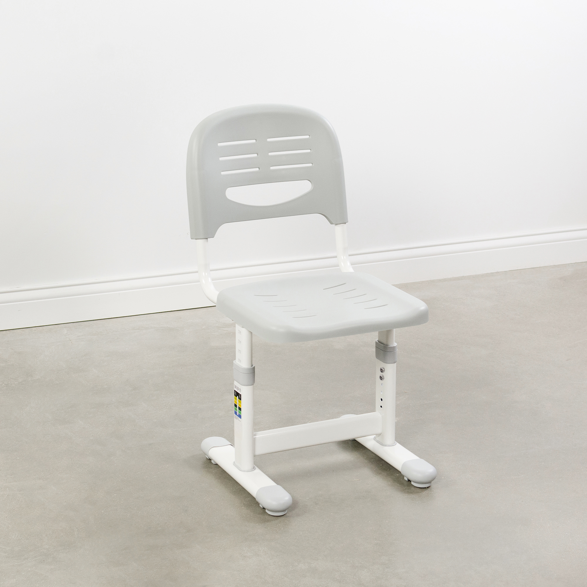 VIVO Gray Universal Height Adjustable Children's Desk Chair (Chair Only) Image 5