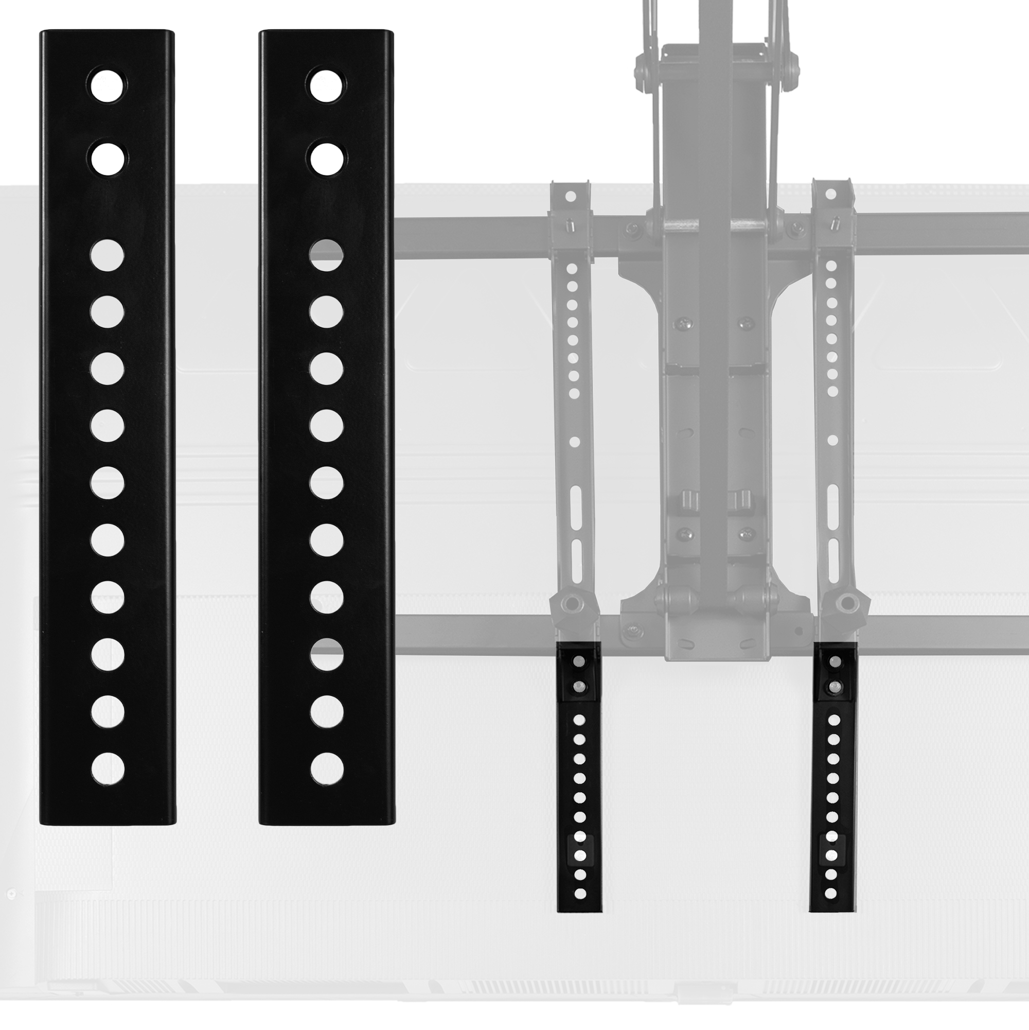 VIVO Vertical VESA Extender Kit for TVs w/ Low VESA Patterns, Hardware Included Image 1