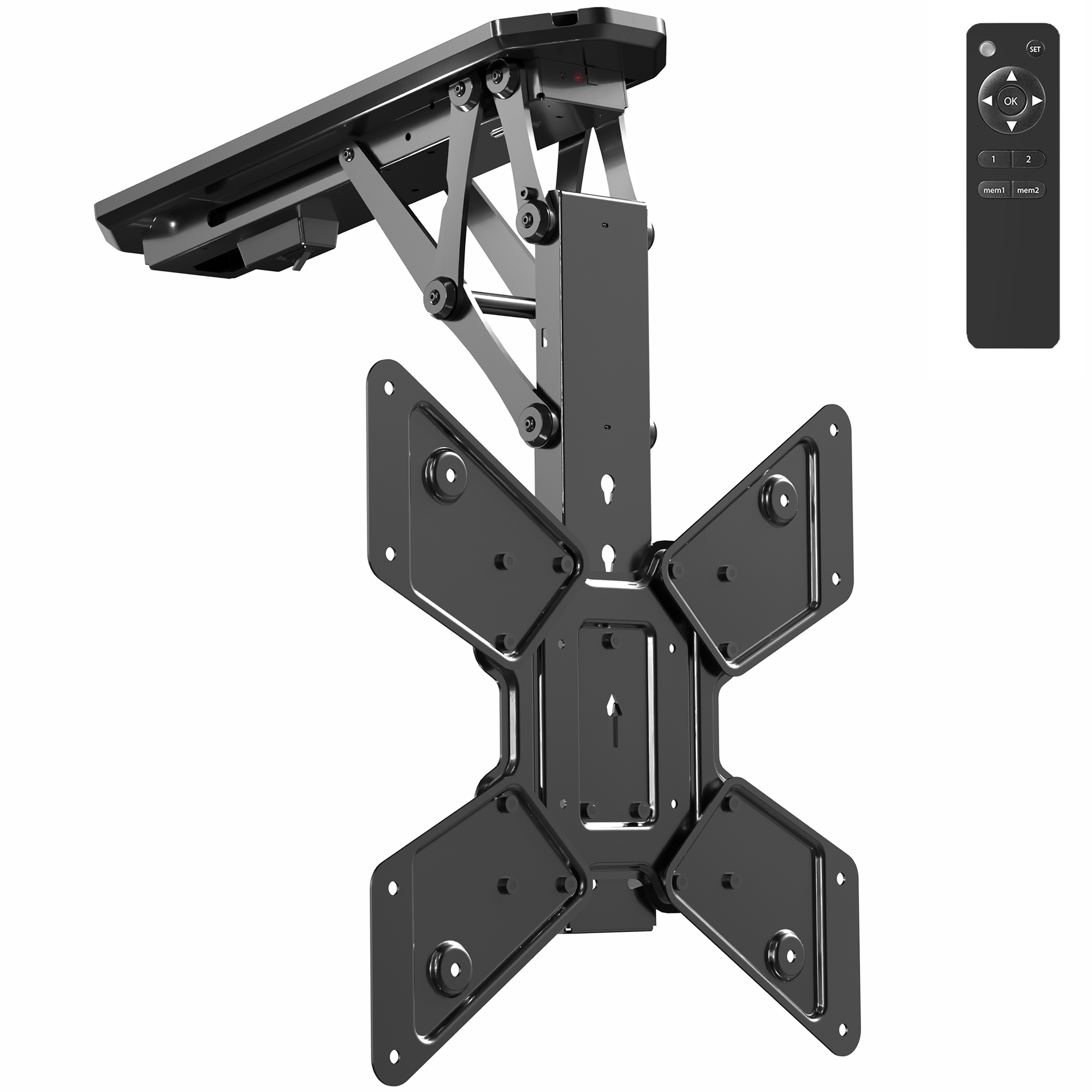 USED Electric Motorized Flip Down Pitched Roof Ceiling TV Mount for 23" to 55" Image 1