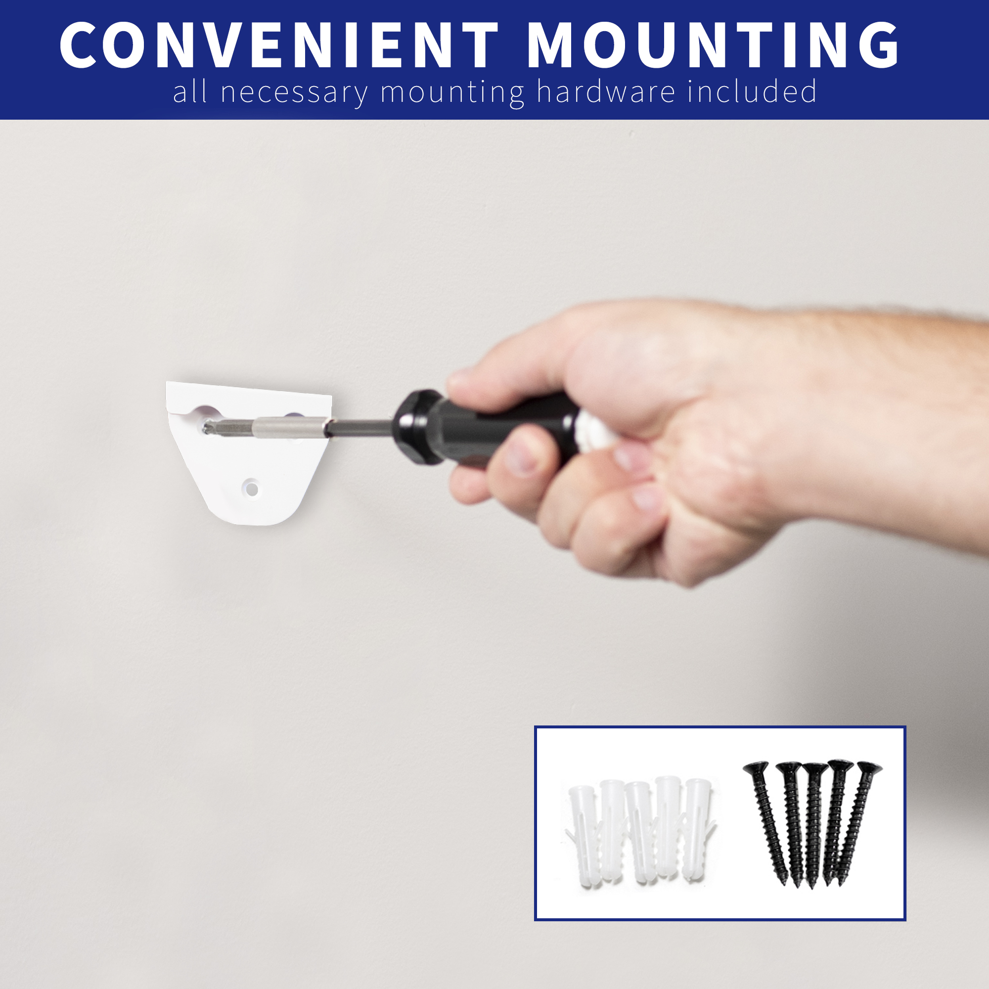 VIVO White Wall & Under Desk Mount Designed for PS5 & PS5 Slim Console Image 6