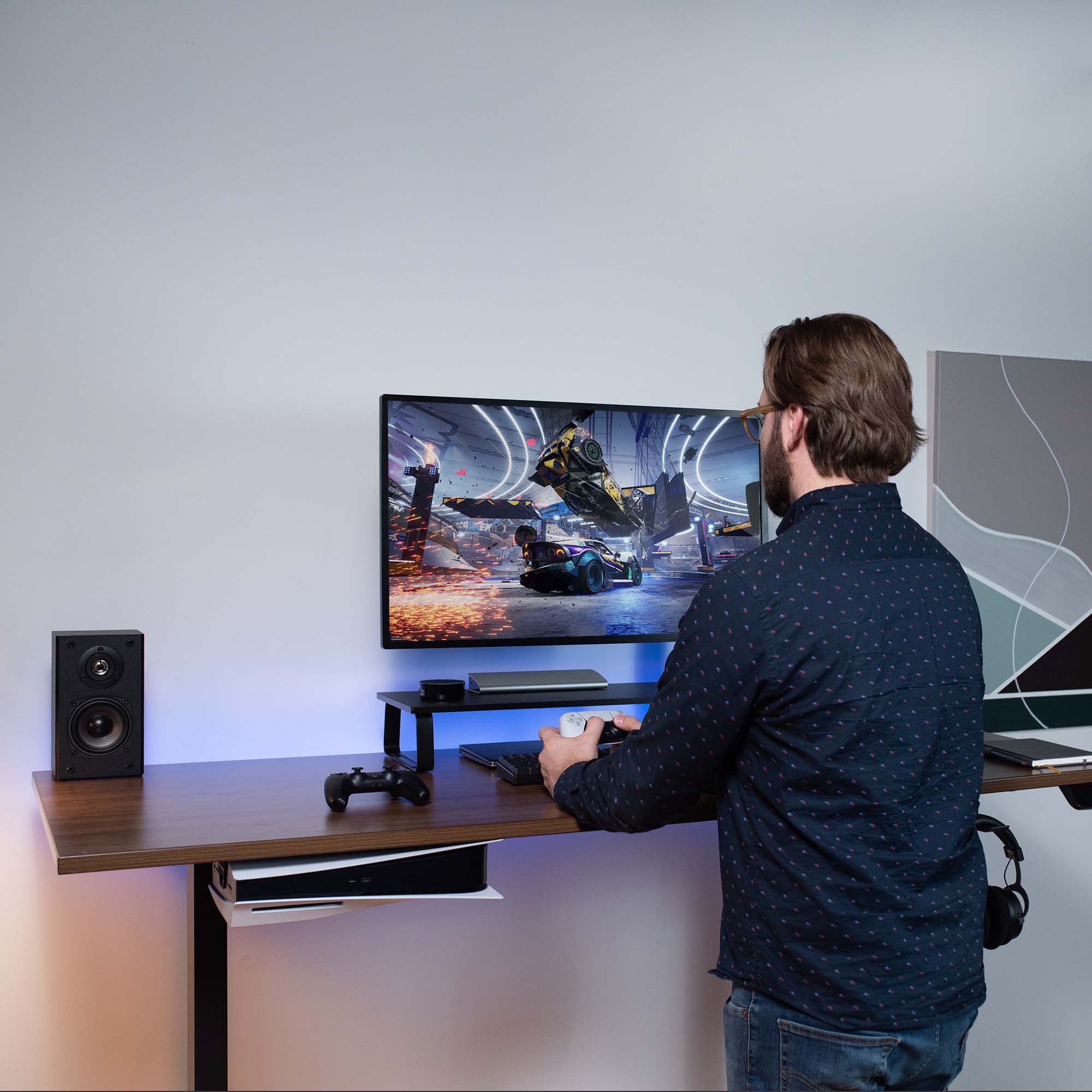 VIVO Wall and Under Desk Mount Designed for PS5 & PS5 Slim Console Image 7