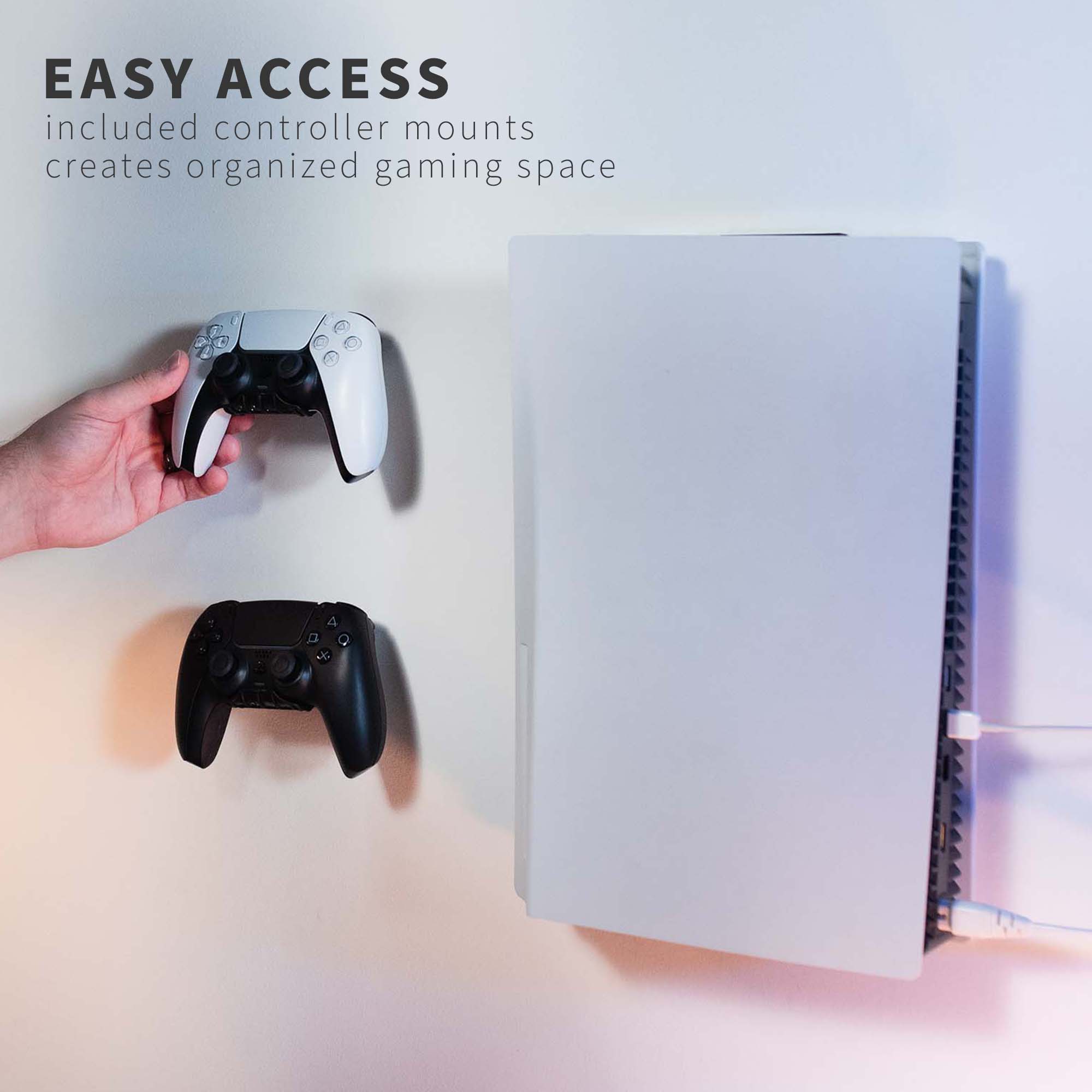 VIVO Wall and Under Desk Mount Designed for PS5 & PS5 Slim Console Image 8