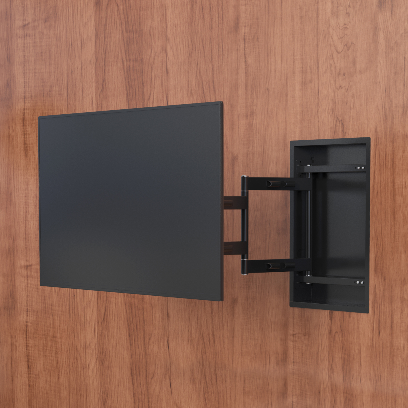 VIVO Recessed In-Wall TV Mount for up to 75" LED LCD Screens, Ultra Low Profile Image 8