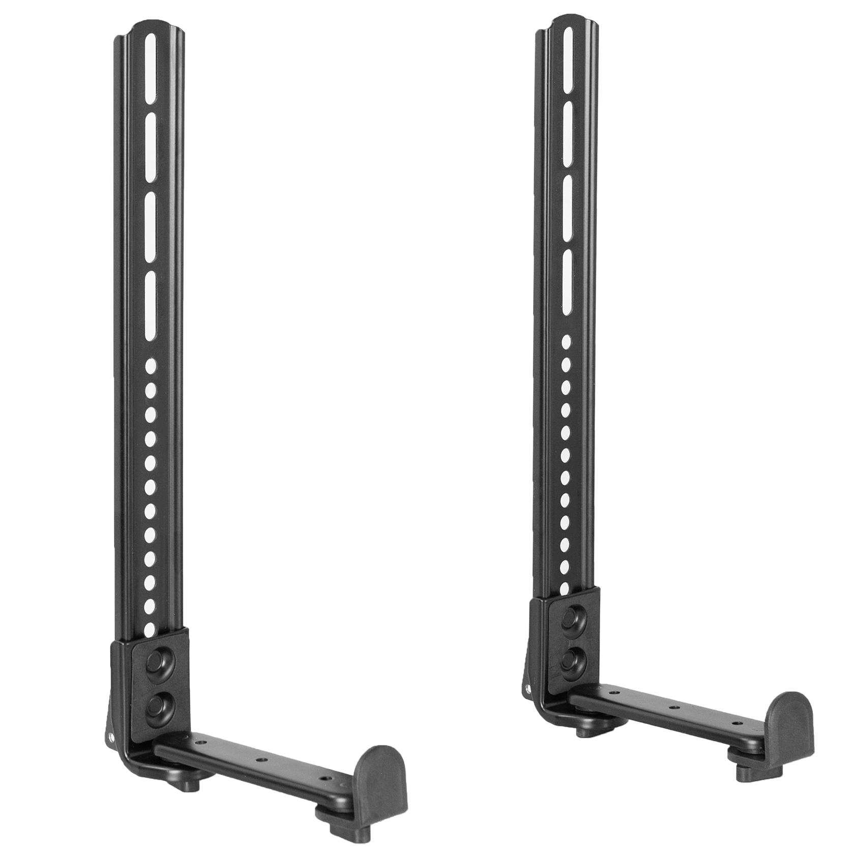 VIVO Adjustable Sound Bar Bracket Mount Above or Below Wall Mounted TV Image 1