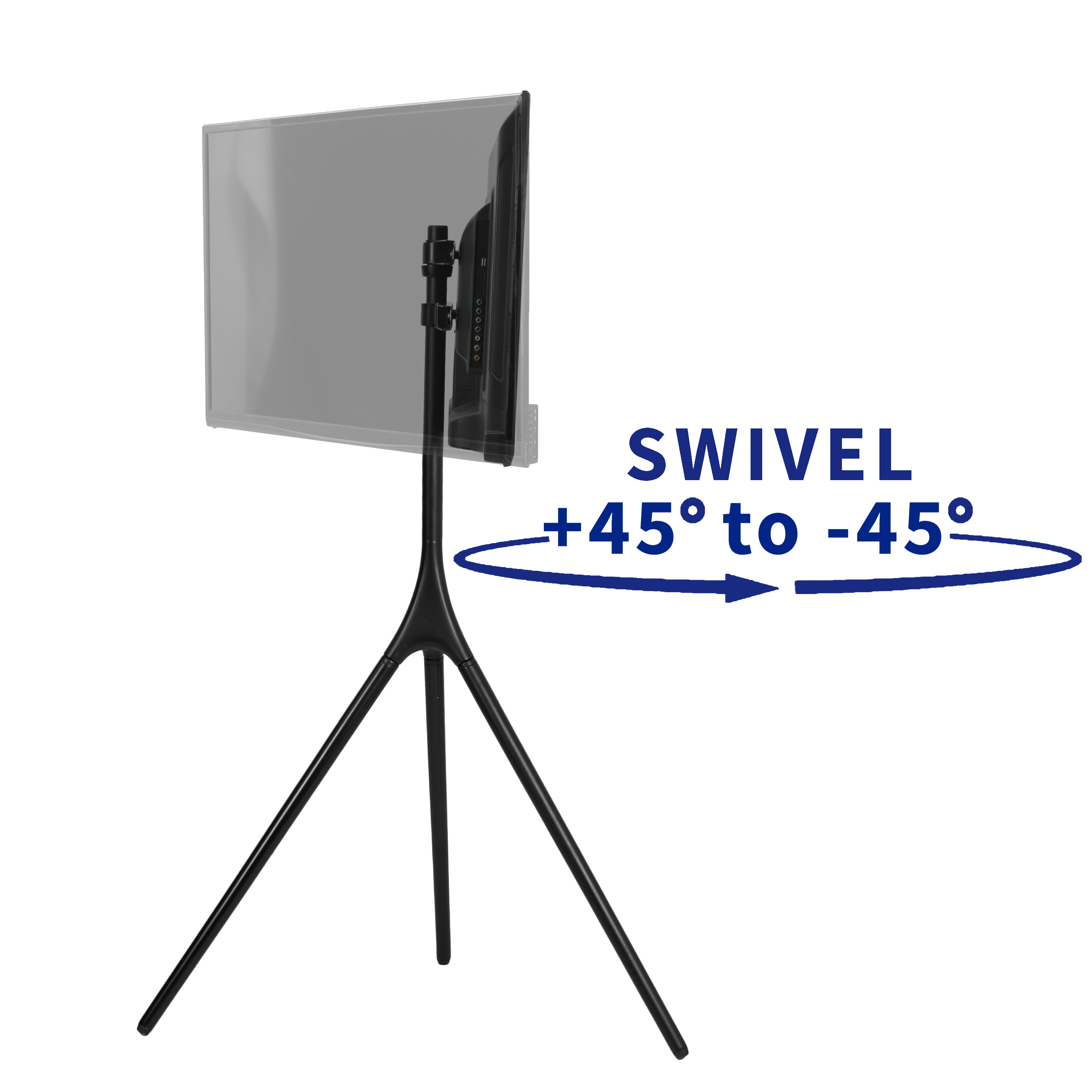 VIVO Black Artistic Easel 45" to 65" Studio TV Tripod Adjustable Floor Stand Image 4